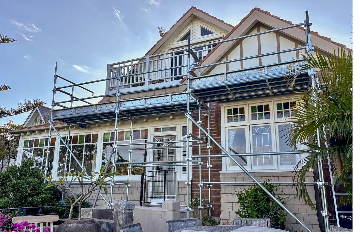 Scaffolding project Federation home Manly Northern Beaches Sydney