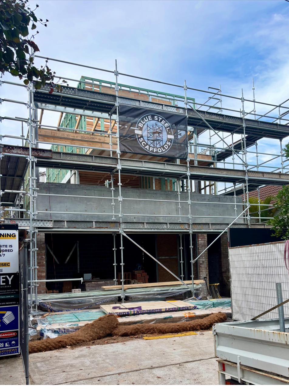 New build scaffolding Northern Beaches Sydney