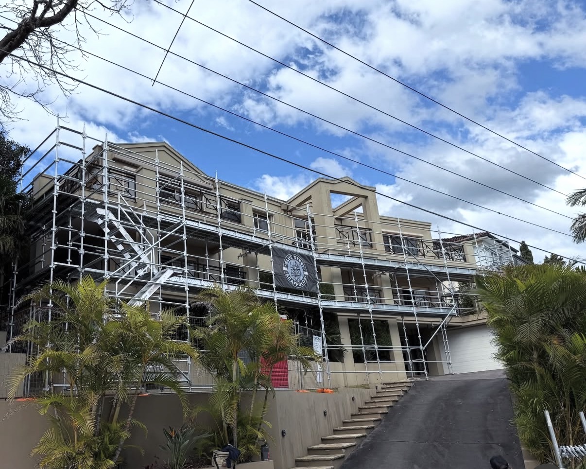 Scaffolding residential project Narrabeen Northern Beaches Sydney